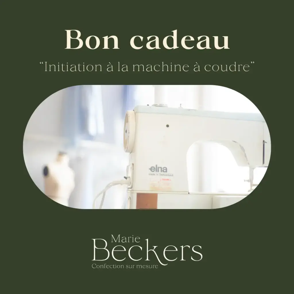  Bon cadeau pour le cours "Initiation à la machine à coudre"